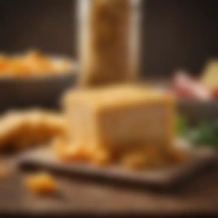 Vitamins and minerals in sharp cheddar