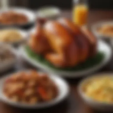 A deliciously paired meal with Shaw's Rotisserie Chicken and complementary sides