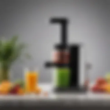 Elegant design of the Shine Vertical Cold Press Juicer