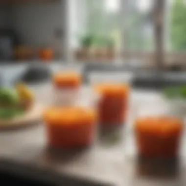 Sustainable Culinary Practices Environmentally friendly lifestyle with reusable silicone pouches