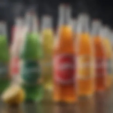 Vintage Sparkling Soft Drinks Advertisement Historical advertisement showcasing vintage sparkling soft drinks