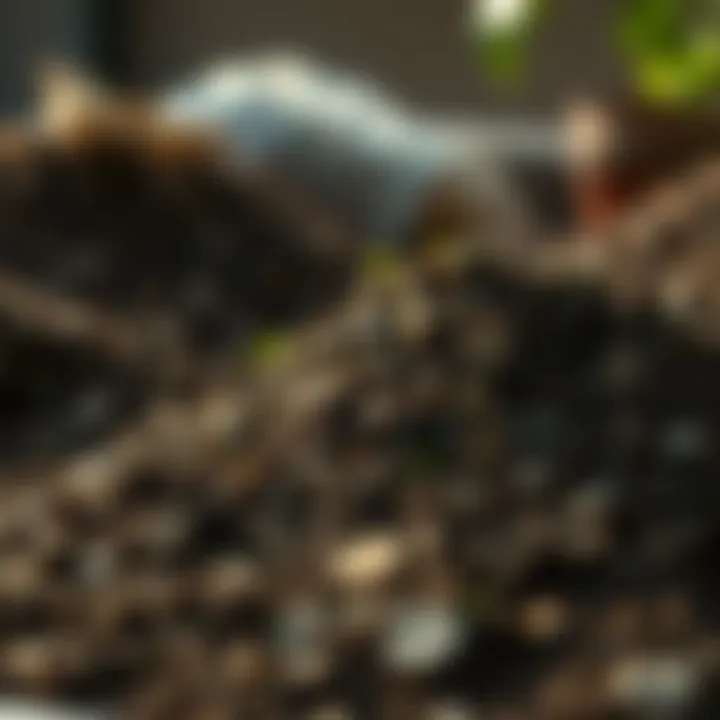 Nutrient-Rich Compost Nutrient-rich compost ready for use in gardening