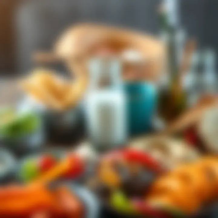 Nutritional Remedies to Alleviate Symptoms A colorful spread of nutritious breakfast options