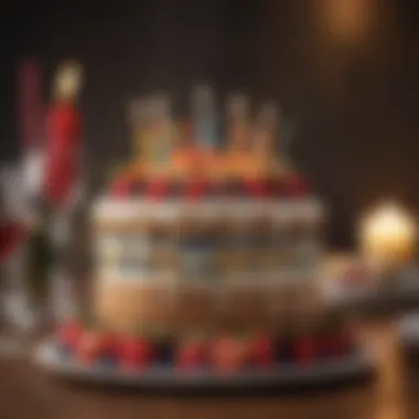 Celebrating Tradition: The Art of Traditional Birthday Cakes An elegant traditional birthday cake adorned with intricate decorations