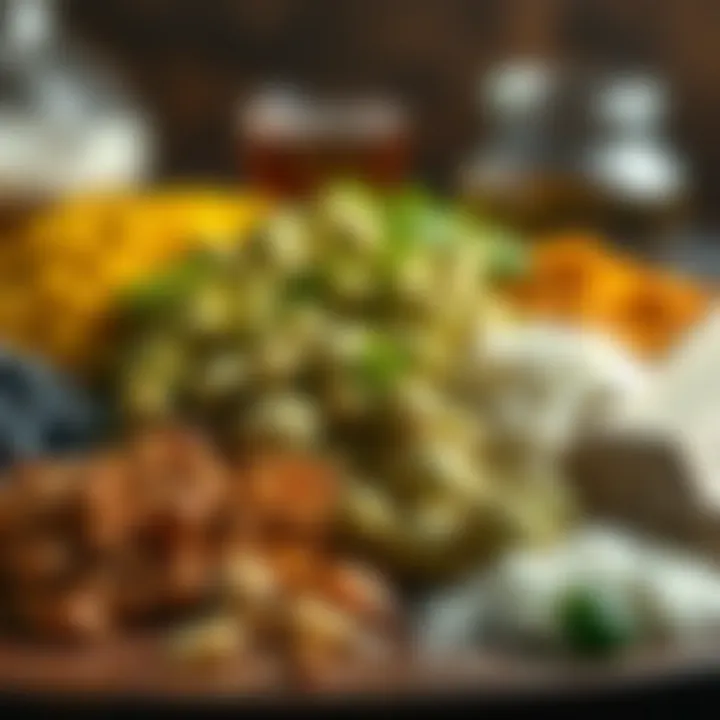 A Symphony of Ingredients: The Foundations of Brewing A diverse selection of brewing ingredients like hops, malt, and yeast