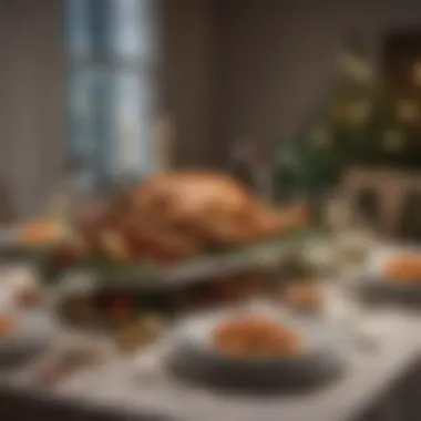 A beautifully arranged table for a festive occasion