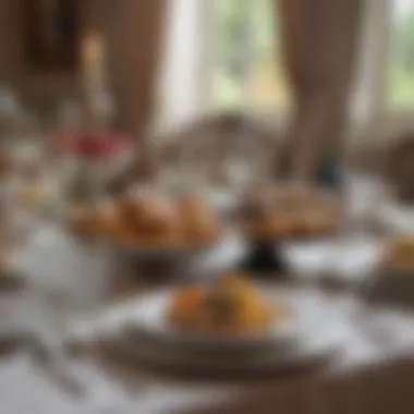 Historical Tablesetting Example Historical tablesetting example from a classic banquet