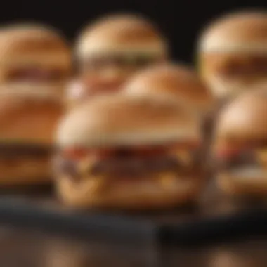 A variety of burger buns, including artisan options