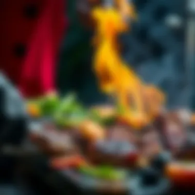 Traditional Al Pastor Cooking Techniques An artistic representation of traditional al pastor cooking techniques