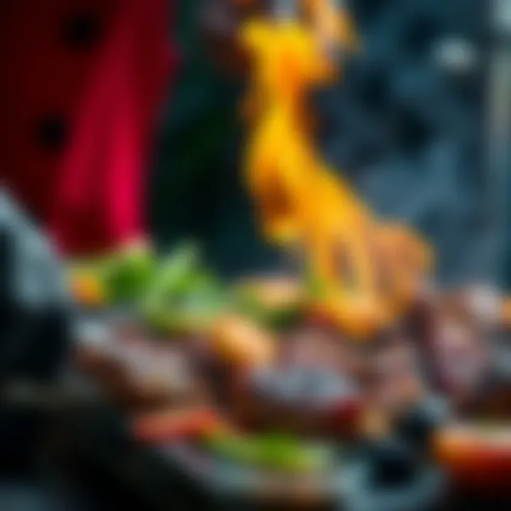 Traditional Al Pastor Cooking Techniques An artistic representation of traditional al pastor cooking techniques