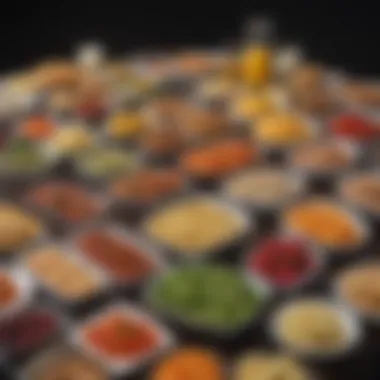 Catering to All: Understanding Diverse Dietary Needs A diverse array of food items catering to various diets