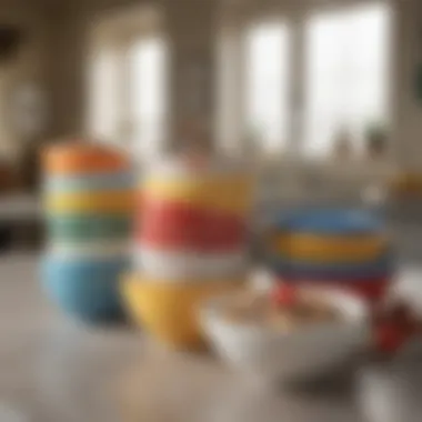 Variety of Corelle Bowls Diverse collection of Corelle bowls in various styles and colors