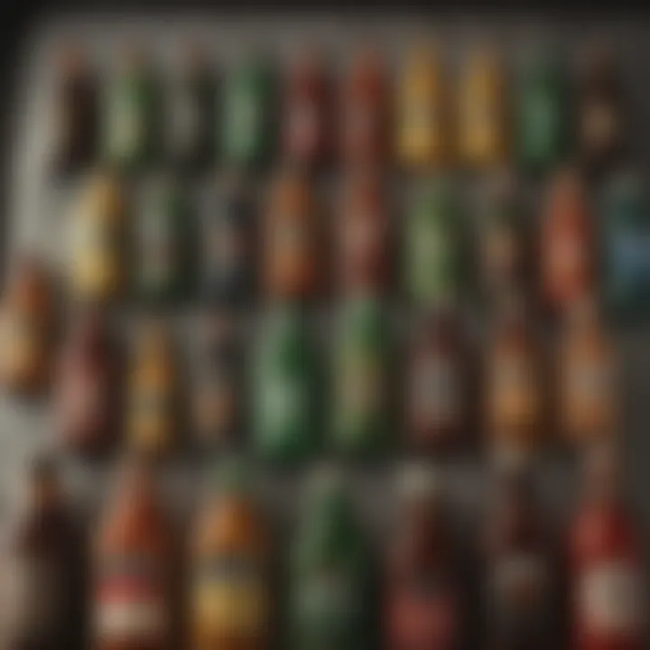 An array of Stanley bottle models, illustrating the diversity of options available.