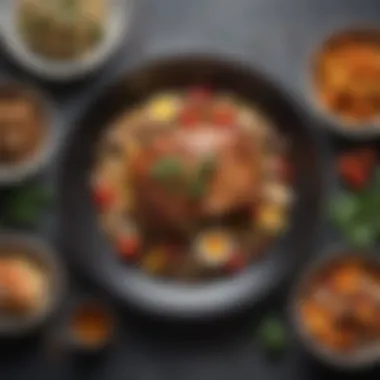 Gourmet Presentation from Meal Kits A beautifully plated dish showcasing the outcome of a meal kit recipe