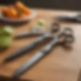 Comparison of kitchen shears and scissors in design