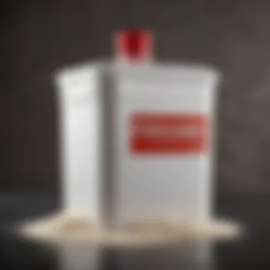 Contemporary Plastic Flour Keeper Modern plastic flour container with secure airtight seal
