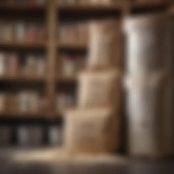 Infographic detailing storage tips for maintaining flour freshness