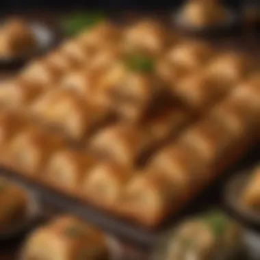Regional Baklava Varieties A platter of assorted regional baklava varieties