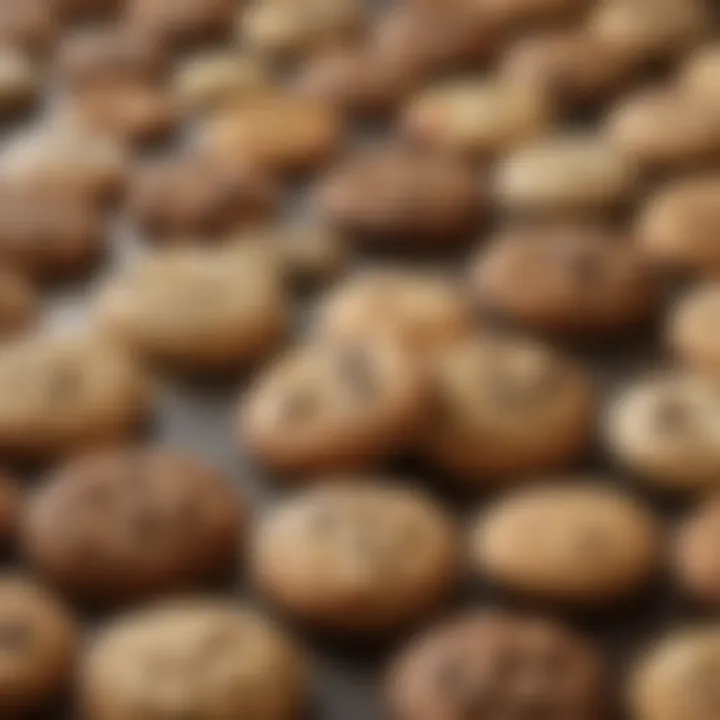 A close-up of baking ingredients, highlighting the role of each component in cookie-making.
