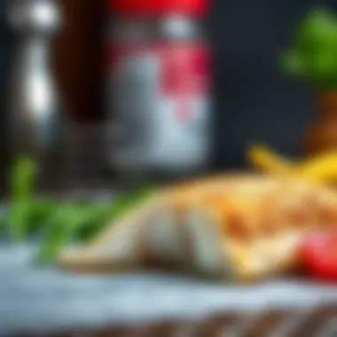 Nutritional infographic highlighting benefits of flounder