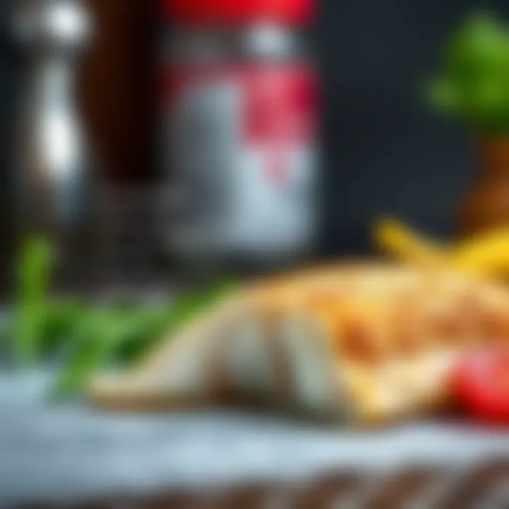 Nutritional infographic highlighting benefits of flounder