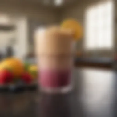 Post-Workout Recovery Smoothie A refreshing smoothie packed with protein and vitamins for post-workout recovery.