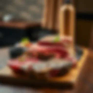 Variety of Steak Cuts Variety of steak cuts displayed on a wooden board