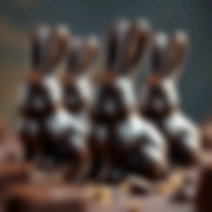 Rich Flavor Profile of Dark Chocolate Bunnies Rich flavor profile of dark chocolate bunnies