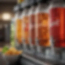 Overview of a soda dispenser showcasing its components and design