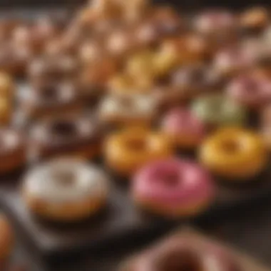 Guests Enjoying Delicious Donuts Guests enjoying donuts at a wedding event