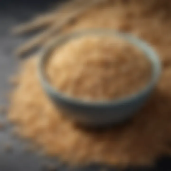 Variety of grains and cereals emphasizing rice cereal's versatility