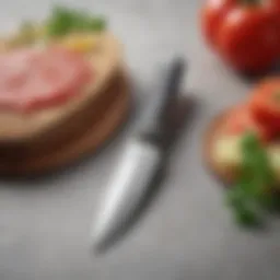 Elegant Swiss Army chef knife showcasing its sleek design