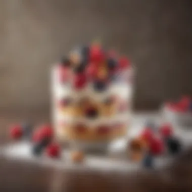 Berry Almond Delight A dessert made from almond flour and fresh berries