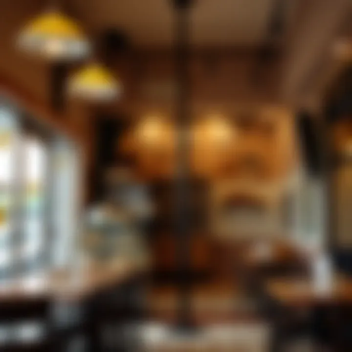 Welcoming Bakery Interior Interior view of the bakery showcasing a warm atmosphere