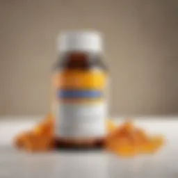 A close-up of a bottle of vitamin D supplements