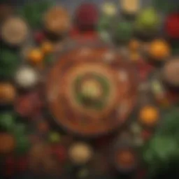 Vibrant array of plant-based ingredients showcasing diversity.