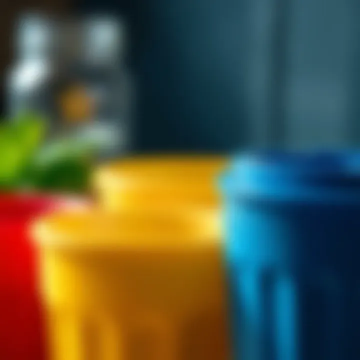 BPA-Free Material Characteristics Close-up of BPA-free material texture and color variety