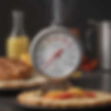 Variety of digital thermometers for culinary use