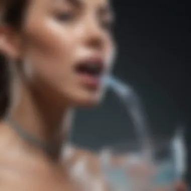 Hydration's Impact on the Body A visual representation of water and hydration's impact on the body.
