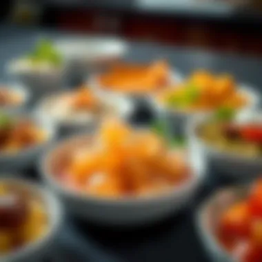 Culinary Applications of Gelatin Powder A variety of dishes utilizing gelatin powder, highlighting its culinary versatility