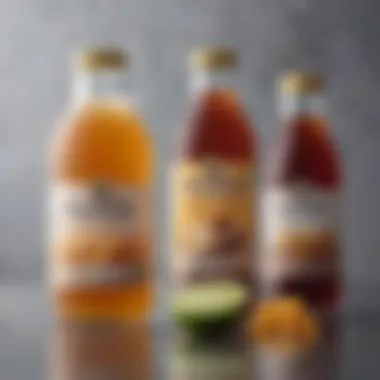 Comparison of carbohydrate levels in various hard kombucha brands