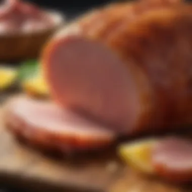 Signs of spoilage in honey baked ham
