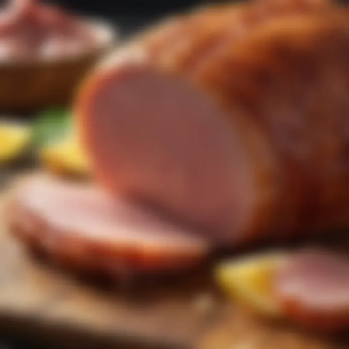 Signs of spoilage in honey baked ham