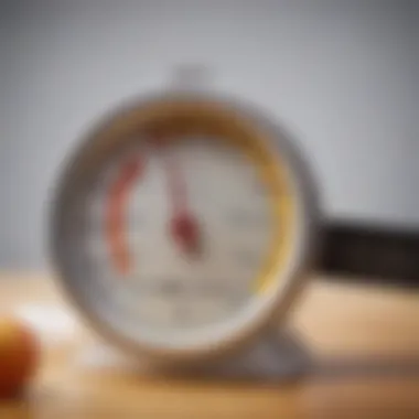 Precision measurement of sugar temperature with a candy thermometer