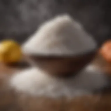 Regular table salt and its finer grains