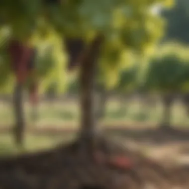 Detailed infographic on viticulture techniques