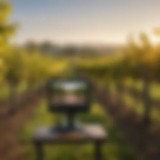 Virtual viticulture classroom with interactive tools