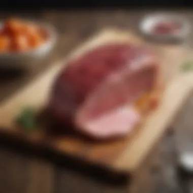 Culinary Innovation with Speck Meat A gourmet dish creatively incorporating speck meat
