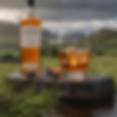 A picturesque Scottish landscape, showcasing the origins of Scotch whisky.