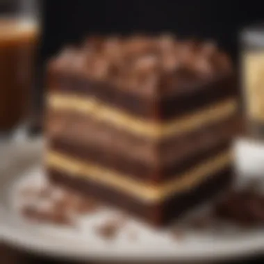 Key Ingredients for Baker's German Chocolate Cake An elegant display of the key ingredients used in Baker's German Chocolate Cake.